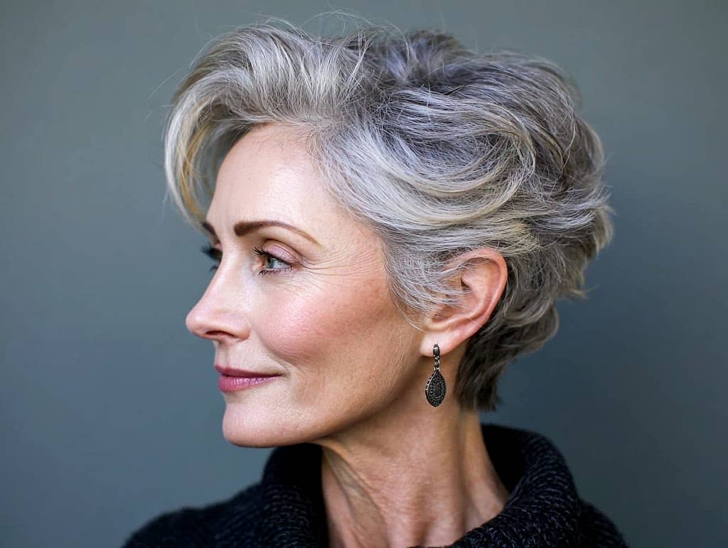 Anti-aging hairstyles for women over 50, face-lifting haircuts
